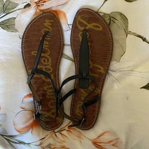 SAM EDELMAN BLACK SANDALS